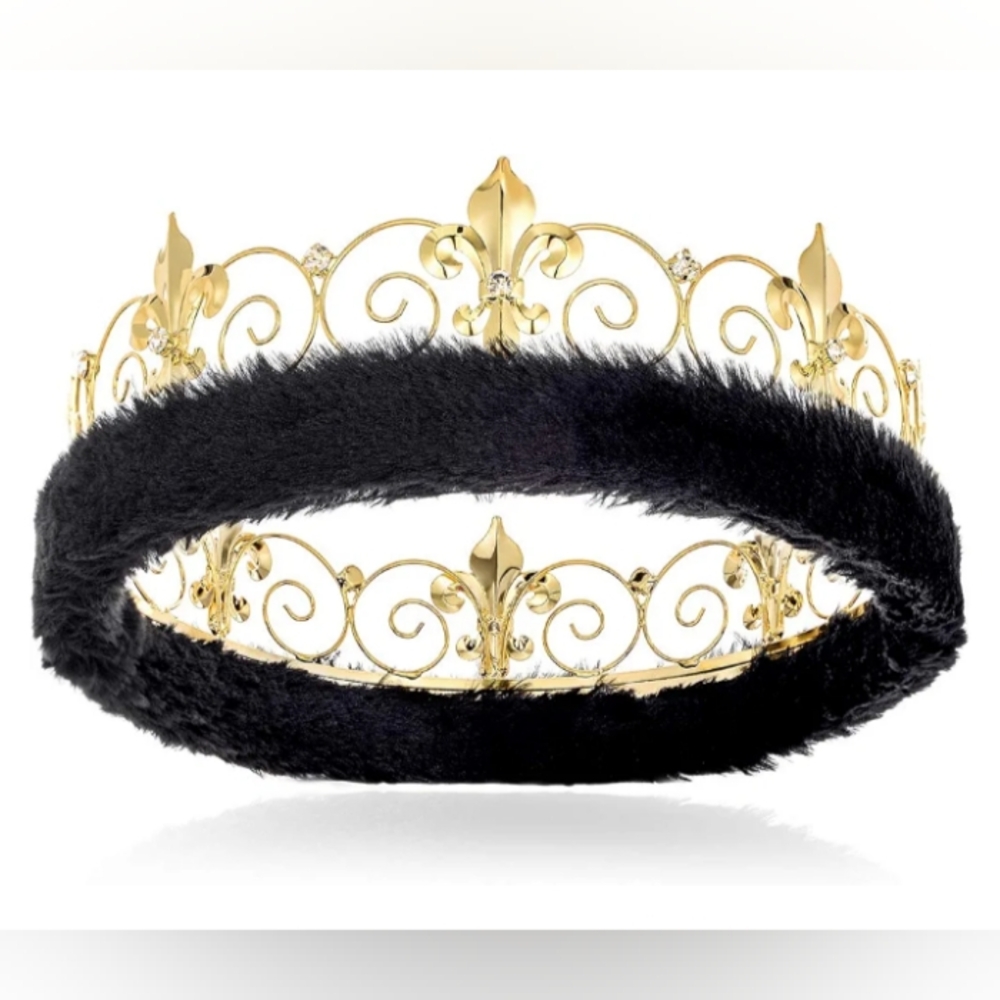 King Crown Halloween Costume Party Themed Event Festival Renaissance Faire